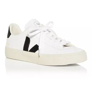 Veja Unisex Campo Low Top Sneakers White and Black size 8 men’s NWT